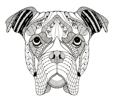 Download Boxer Dog Face Free Vector Eps Cdr Ai Svg Vector Illustration Graphic Art