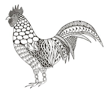 Download Rooster Doodle Free Vector Eps Cdr Ai Svg Vector Illustration Graphic Art