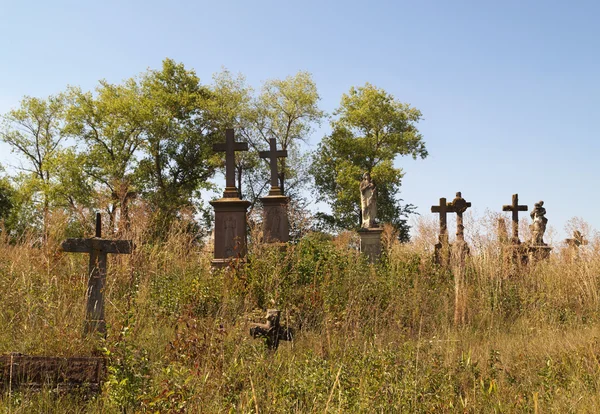 Strusiv eski Lehçe mezarlıkta — Stok fotoğraf