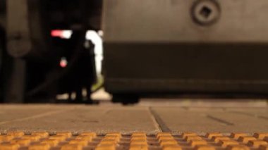 Tren istasyonu bulanık görüntü