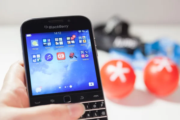 Telefon BlackBerry Classic — Zdjęcie stockowe