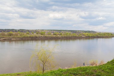 Oka Nehri'nin güzel manzara
