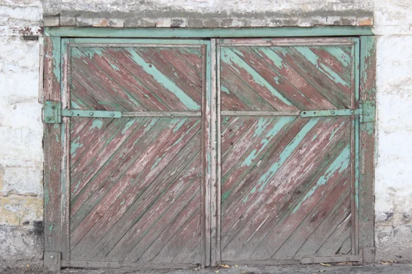 Wooden entrance gate — Stock Photo, Image