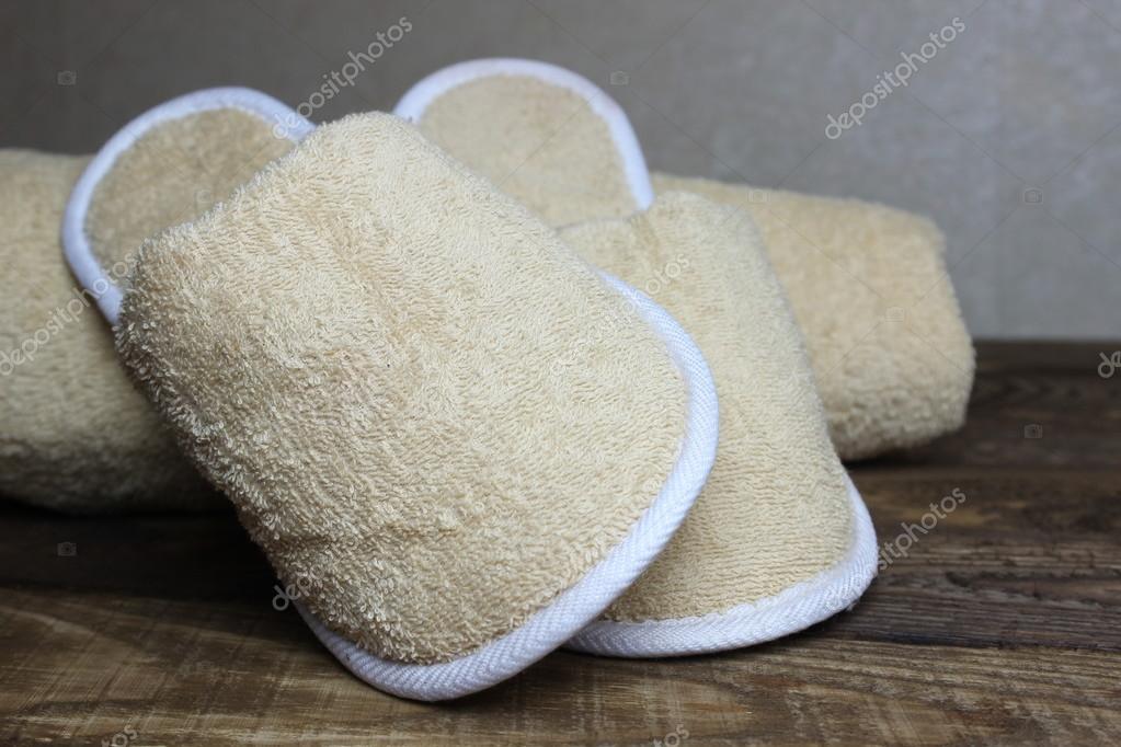 towel slippers