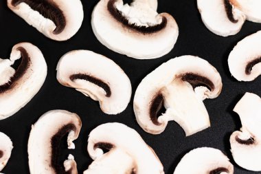 Karanlık bir yüzeyde yarı beyaz şampiyonlar..