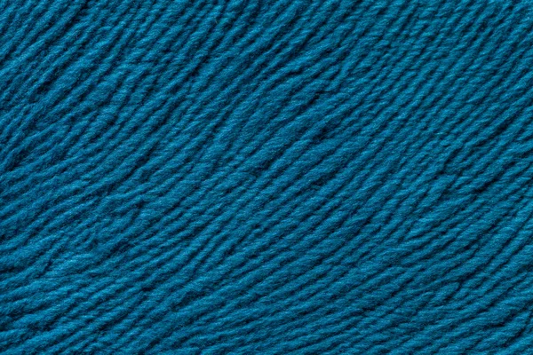 Fundo azul de matéria têxtil macia. Tecido com textura natural . — Fotografia de Stock