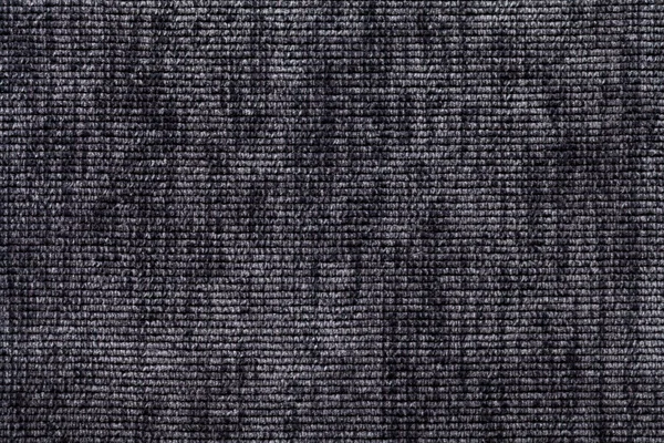 Fekete-fehér háttér puha textil anyagból. Szövet, természetes textúra. — Stock Fotó