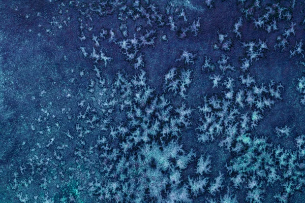 Arte Abstrata Fundo Azul Marinho Cores Demin Pintura Aquarela Sobre — Fotografia de Stock