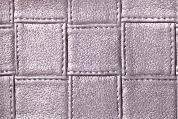 Texture Fond Cuir Violet Avec Motif Carré Point Macro Fond — Photo