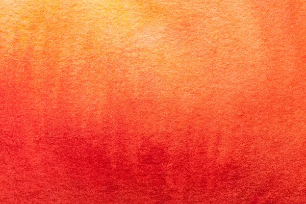 抽象的艺术背景深红色和橙色 帆布上的水彩画有柔软的坡度 纸上有图案的艺术品碎片 纹理背景 — 图库照片
