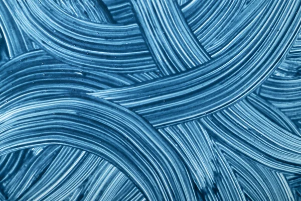 Arte Abstrata Fundo Azul Cores Pintura Aquarela Sobre Tela Com — Fotografia de Stock