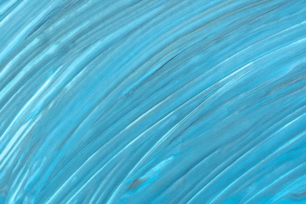 抽象流体芸術の背景ライトブルーの色 液体大理石 ターコイズグラデーションのキャンバスにアクリル絵具 縞模様の水彩の背景 石の大理石の壁紙 — ストック写真