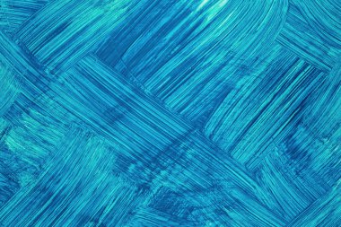 Soyut sanat arka planı lacivert ve gök mavisi renkler. Tuval üzerine suluboya boya, koyu turkuaz vuruşlar ve su sıçraması. Safir desenli akrilik sanat eserleri. Doku arkaplanı.