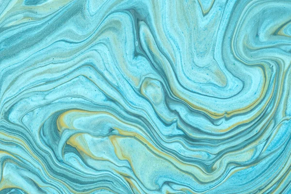 Αφηρημένη Ρευστή Τέχνη Φόντο Ανοιχτό Μπλε Και Μπεζ Χρώματα Υγρό — Φωτογραφία Αρχείου