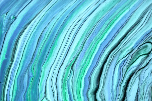 Abstract Fluid Art Background Light Blue Turquoise Colors Liquid Marble — Stock Photo, Image