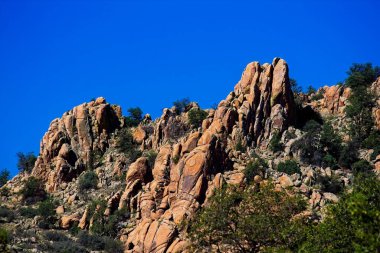 Prescott, Arizona 'daki Granit Dells' in inanılmaz kayaları..