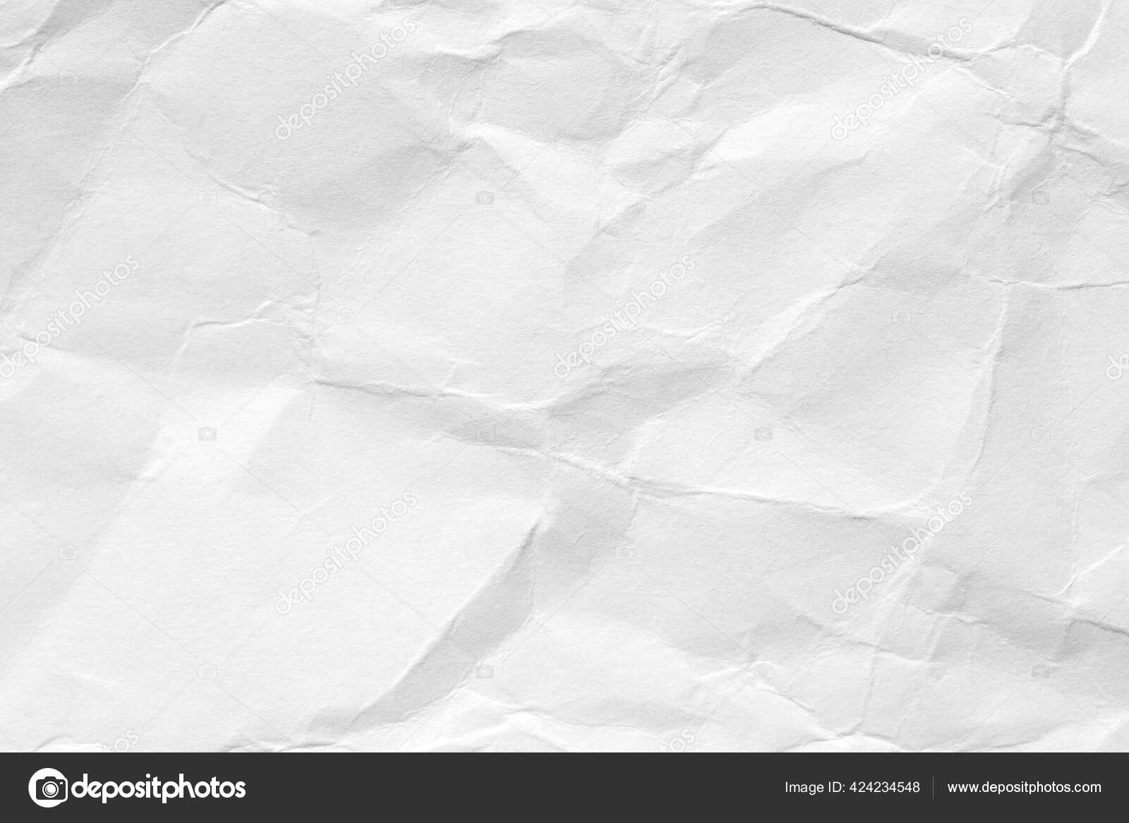White Crumpled Paper Background Texture Old Web Design Screensavers  Template Stock Photo by © 424234548