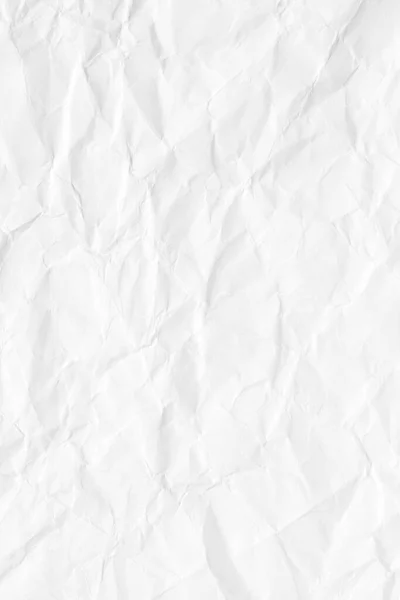 Beyaz buruşmuş kağıt arka plan, web tasarım ekran koruyucuları için eski bir doku. Çeşitli amaçlar için şablon veya ambalaj oluşturma.