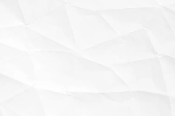 Beyaz buruşmuş kağıt arka plan, web tasarım ekran koruyucuları için eski bir doku. Çeşitli amaçlar için şablon veya ambalaj oluşturma.
