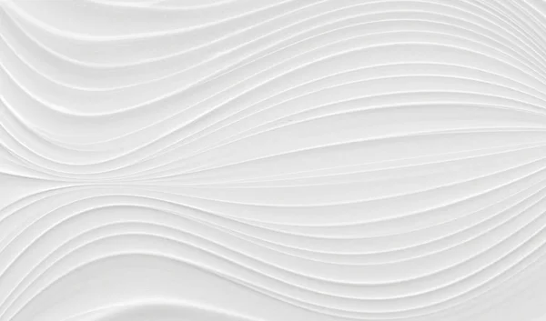 結婚式やビジネスプレゼンテーションのためのライトグレーのテンプレート 素晴らしい抽象的なデザインの波の要素を持つ白い背景3 壁紙のための現代的なスタイルでラインの質感 — ストック写真