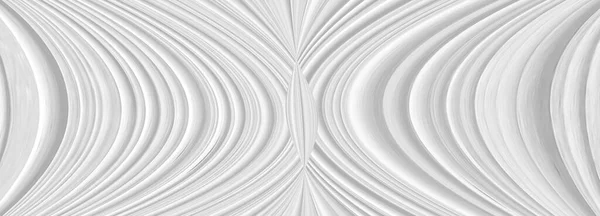 Sfondo Bianco Onde Con Motivo Marmoreo — Foto Stock
