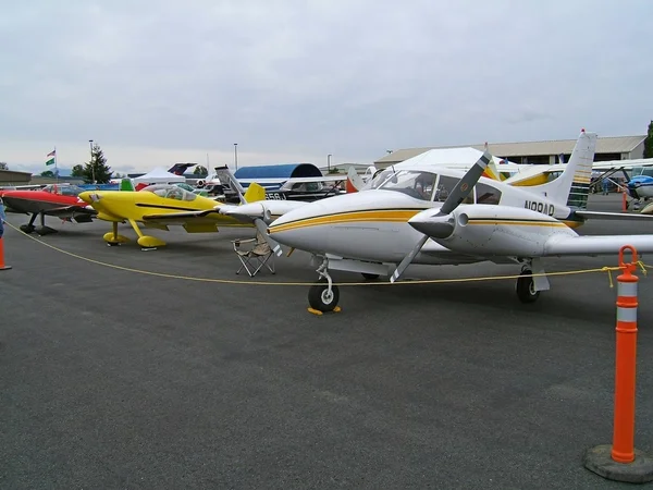 Küçük uçaklar Airshow — Stok fotoğraf
