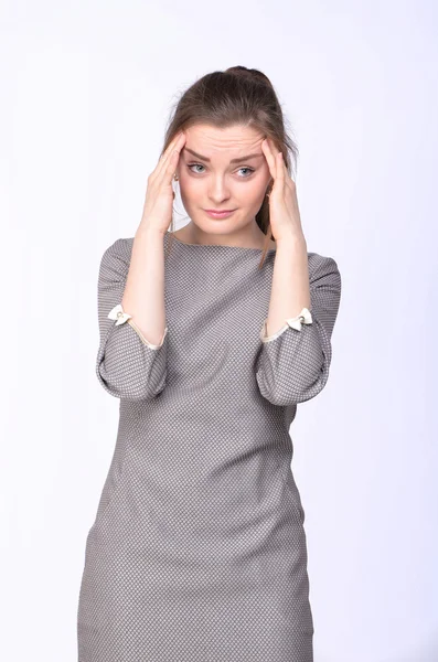 Frau, sekretärin, mädchen — Stockfoto