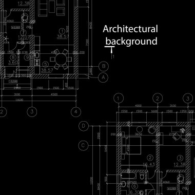 Mimari plan arka plan.