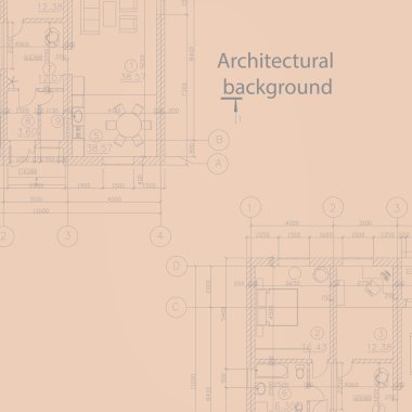 Mimari plan arka plan.