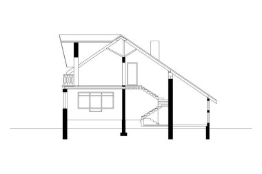 En ilginç mimari arka plan. Banliyölerin kesiştiği ev. Vektör planı.
