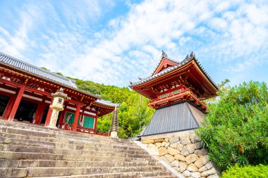 Yamatokoriyama City 'deki Yata-dera tapınağı, Japonya' daki Nara Bölgesi. (10-14-2025 'te çekildi.)