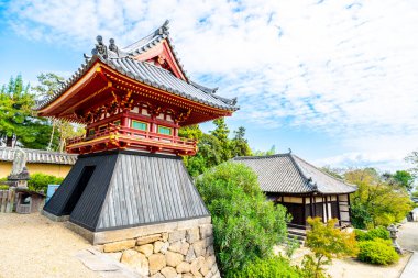 Yamatokoriyama City 'deki Yata-dera tapınağı, Japonya' daki Nara Bölgesi. (10-14-2025 'te çekildi.)