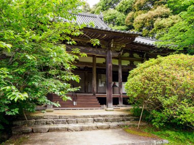 Tenri şehrindeki Chougakuji tapınağı, Japonya 'daki Nara ili. (05-15-2024 'te çekildi.)