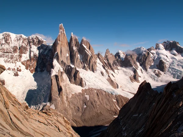 Cerro Torre montagne in argentina patagonia — Foto Stock
