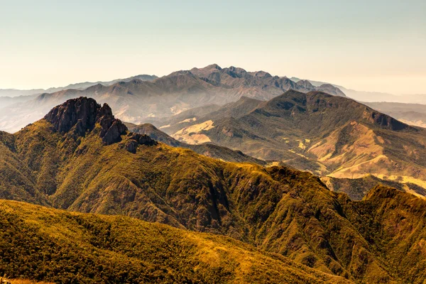 Mountain landscape from mountain summit