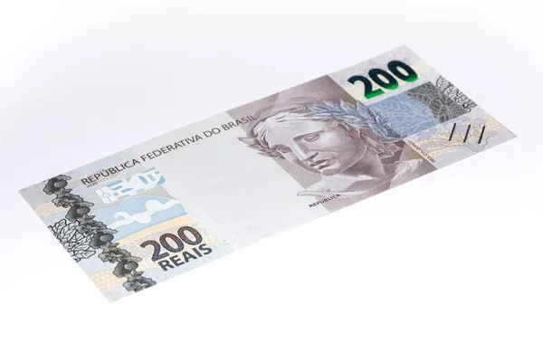 Újonnan Elindított 200 Reais Brazil Bankjegy Számla — Stock Fotó