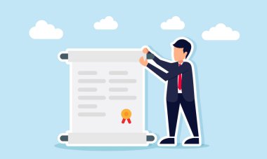 İş adamı sertifikasının açılışı, işletme yönetimi sertifikasını elde etmenin resmi belgesi