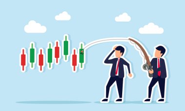 Bir başka işadamı, borsanın iki tarafının kar ve zarar ettiğini gösteren bir şamdan parçası avlarken, işadamının kafası karışıyor.