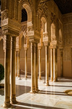 Mağribi sanat ve Mimarlık Nasrid'ın palase Granada, Andalusia Eyaleti, İspanya.