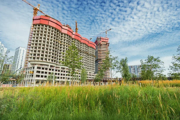 Vista Matutina Del Parque Arquitectura Tufeleva Roscha Moscú Rusia —  Fotos de Stock