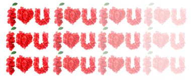 ı Love You şeklinde