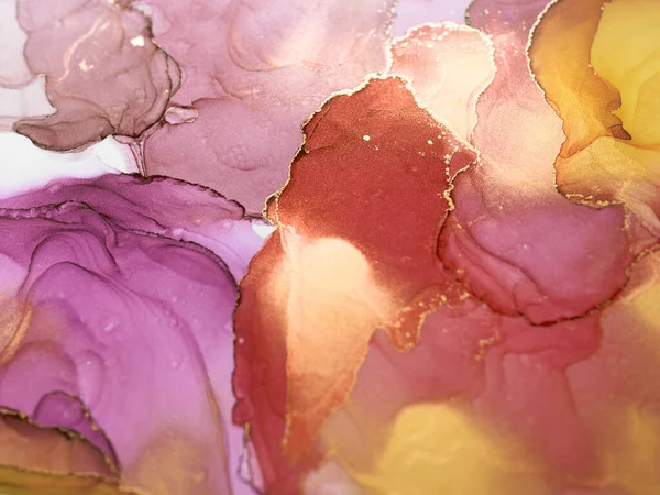 Soyut renkli arka plan, duvar kağıdı. Akrilik boyaları karıştırıyorum. Modern sanat. Mermer dokusu. Alkol mürekkep renkleri yarı saydam