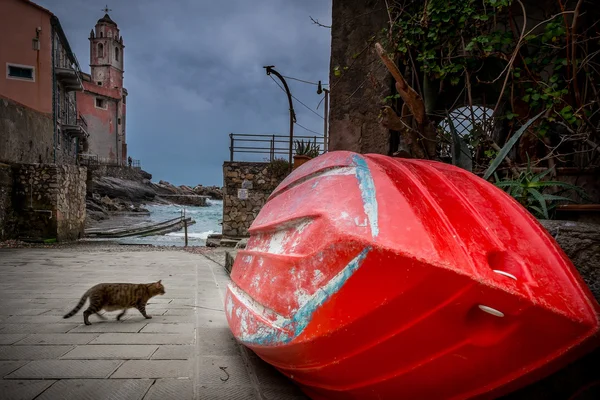 Italien, ligurien, riviera di levante, tellaro — Stockfoto