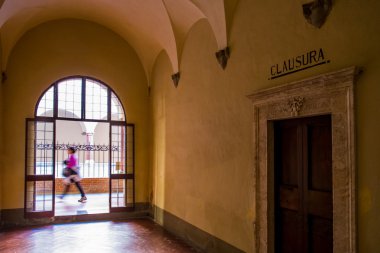 Abbazia di Monteoliveto Maggiore, Siena, Toskana, İtalya
