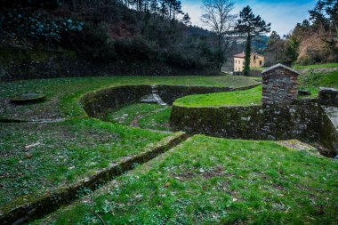 Tarihi su kemeri, Lucca, Toskana, İtalya