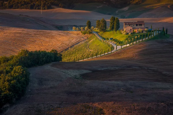 Италия, Тоскана, Сиена, Ашиано, Крит Сенези — стоковое фото