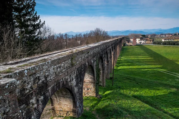 Historic aqueduct, Lucca, Tuscany, Italy