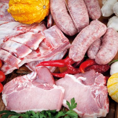 Gıda cousine et kompozisyon, yemek için madde