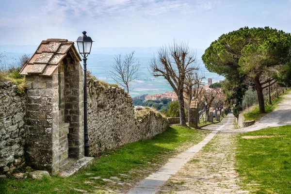 Cortona, Toskana, İtalya, 12-16 yüzyıl — Stok fotoğraf