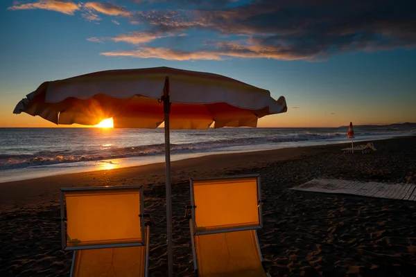 Marina di Bibbona, Toskánsko, Itálie — Stock fotografie